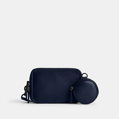 Coach Charter Crossbody With Hybrid Pouch In Deep Blue