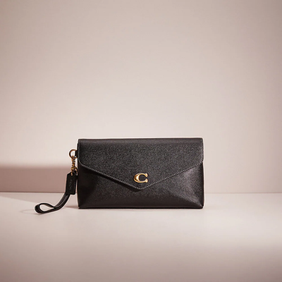 Coach Restored Wyn Clutch In Brass/black