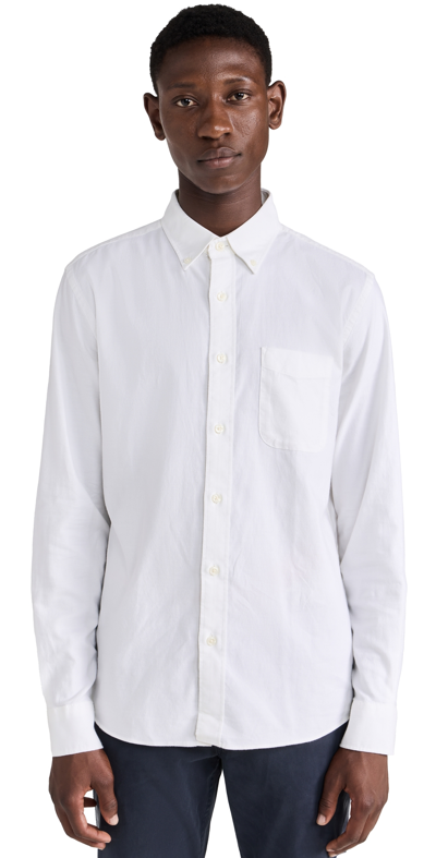 Faherty Stretch Oxford Shirt 2.0 In White