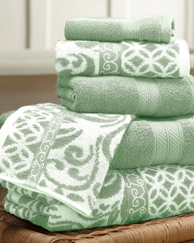 MODERN THREADS MODERN THREADS 6PC REVERSIBLE YARN DYED JACQUARD TOWEL SET