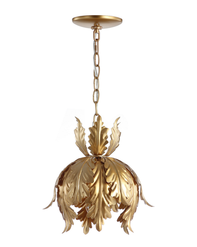 Jonathan Y Anne 12in Adjustable Metal Led Pendant