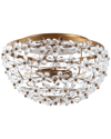 Jonathan Y Isabelle 15.5in Metal Acrylic Led Flush Mount