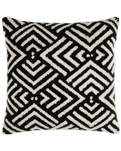 Surya Sheldon Polyester Pillow In Black