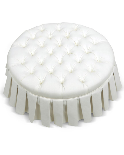 Jennifer Taylor Home Luciana Tufted Cocktail Ottoman With Skirt