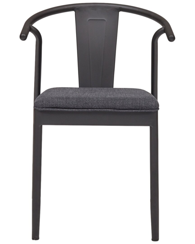 Urbia Metro Set Of 2 Edison Arm Chairs In Black