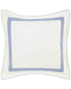 Laura Ashley Mila Linen-blend Sham In Blue