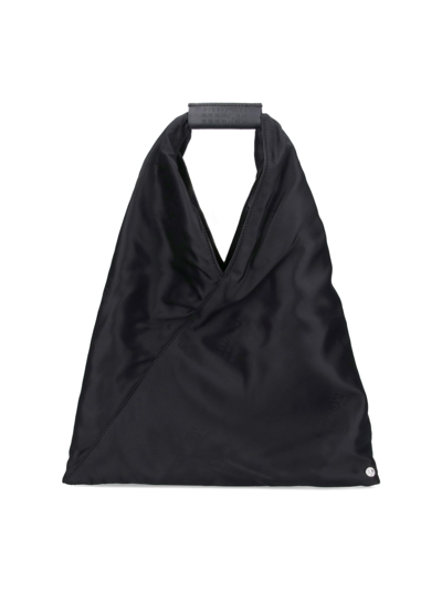 Mm6 Maison Margiela Small Tote Bag "japanese" In Black  