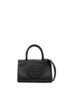 Tory Burch Black Leather Mini Ella Bio Handbag In Black  