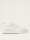 CHRISTIAN LOUBOUTIN LOUIS JUNIOR SPIKES SNEAKERS IN LEATHER,389110001