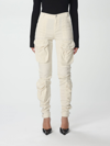 DIESEL PANTS DIESEL WOMAN COLOR WHITE,E51667001