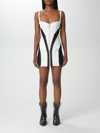 MUGLER DRESS MUGLER WOMAN COLOR WHITE,E53522001