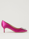 Manolo Blahnik Court Shoes  Woman In Violet