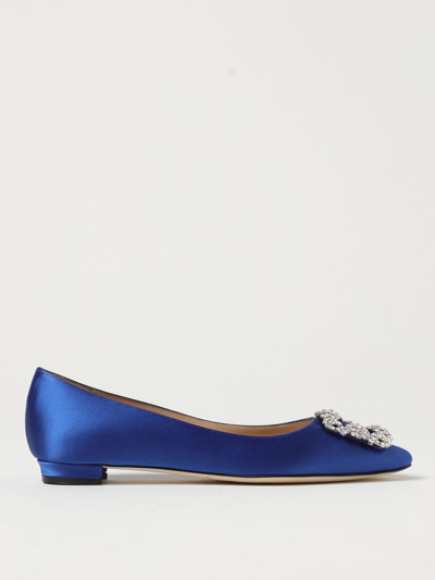 Manolo Blahnik Ballet Pumps  Woman In Blue