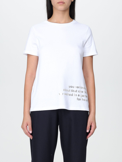 's Max Mara T-shirt S Max Mara Woman Color White