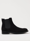 Tod's Suede Ankle Boots With Elasticated Bands In Black