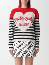 Philosophy Di Lorenzo Serafini Intarsia-logo Striped Sweatshirt In Multicolor