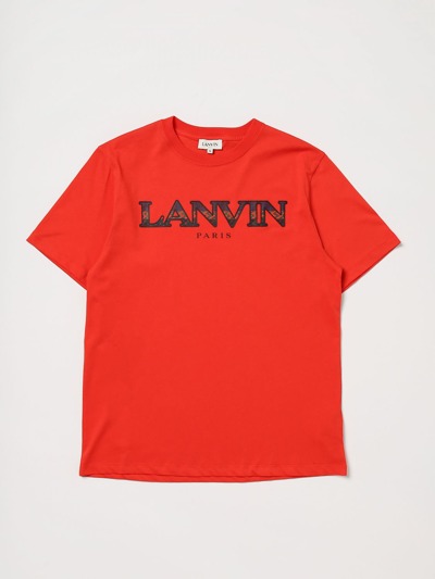 Lanvin Kids' T恤  儿童 颜色 红色 In Red