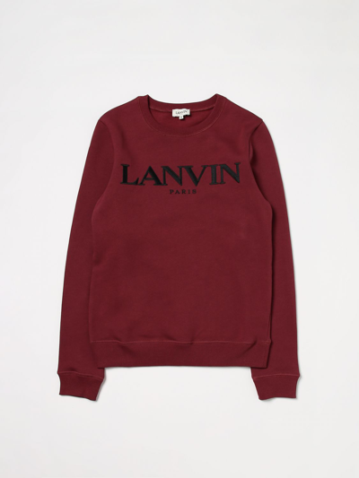 Lanvin Kids' 毛衣  儿童 颜色 酒红 In Burgundy