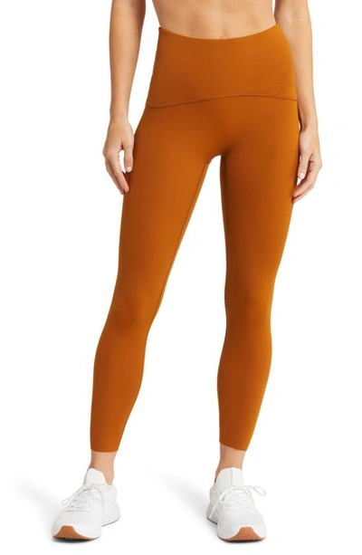 Spanx ® Booty Boost Active High Waist 7/8 Leggings In Butterscotch