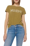 Mother The Boxy Goodie Goodie Crewneck Tee In Weirdo