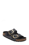 Birkenstock Arizona Big Buckle Slide Sandal In Blue