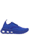 Ferragamo Woman Running Sneaker In Blue
