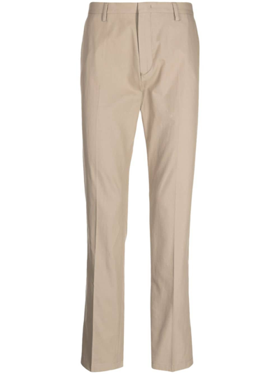 Paul Smith Straight-leg Trousers In Brown