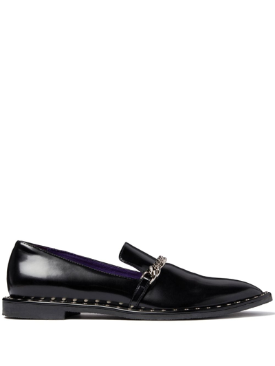 STELLA MCCARTNEY FALABELLA CHAIN-LINK DETAILING LOAFERS