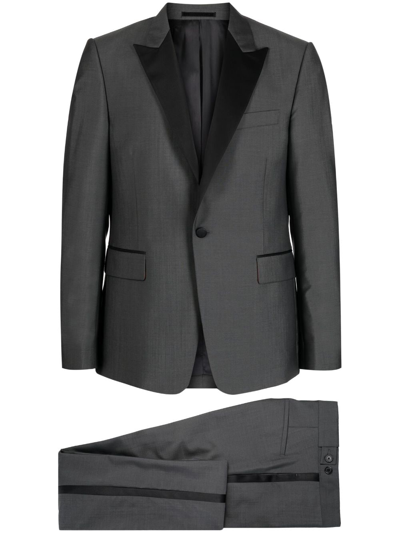 Paul Smith Single-breasted Wool-blend Suit In Gray