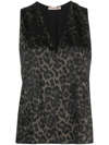 BLANCA VITA TAMAYA LEOPARD-PRINT TANK TOP