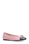 JON JOSEF BELLE QUILTED BALLERINA FLAT