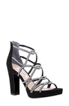 Nina Sassie Platform Sandal In True Black