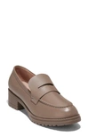 Cole Haan Women's Camea Lug-sole Penny Loafer Flats In Irish Coff