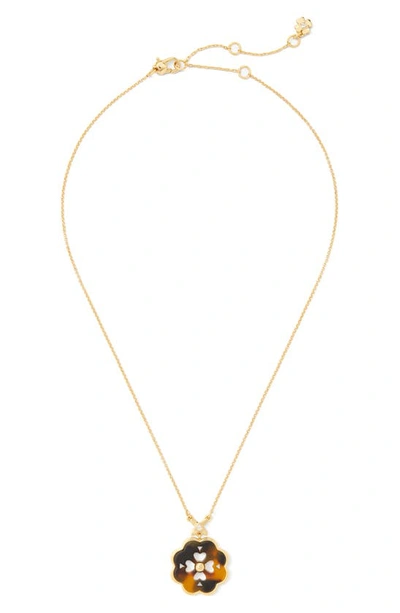 KATE SPADE BREEZE ALONG MINI PENDANT NECKLACE 