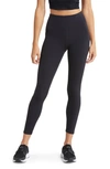 Zella Live In High Waist Pocket 7/8 Leggings In Black