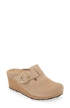 Birkenstock Papillio By  Fanny Buckle Clog In Warm Sand