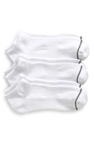 Nordstrom 3-pack Everyday Ankle Socks In White