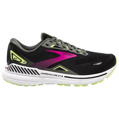 Brooks Womens  Adrenaline Gts 23 In Sharp Green/gun Metal/black