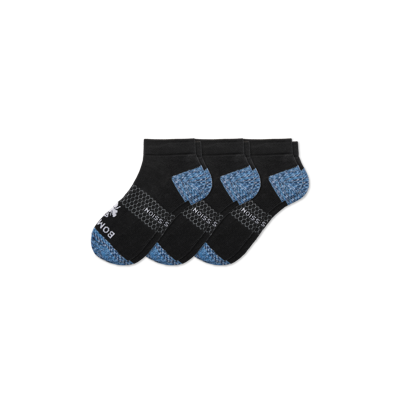 Bombas Ankle Compression Socks 3-pack In Black White Mix