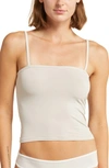 Skims Square Neck Camisole In Stone