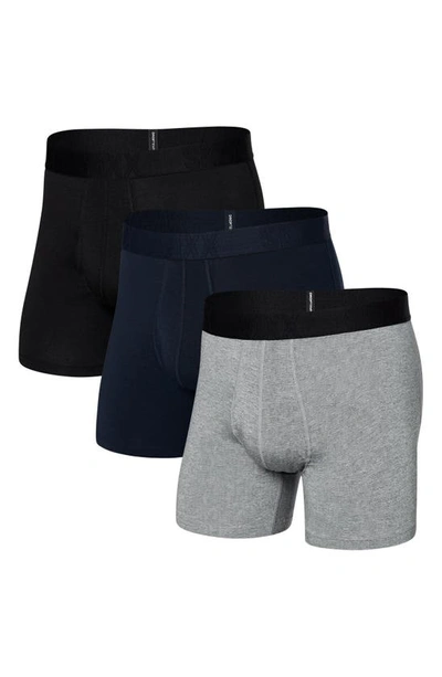 Saxx Assorted 3-pack Droptemp™ Cooling Cotton Slim Fit Boxer Brief In Classic Ultra