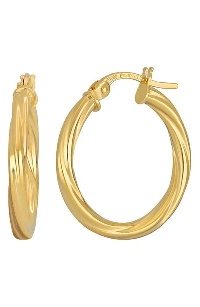 Bony Levy Blg 14k Gold Twisted Hoop Earrings In 14k Yellow Gold