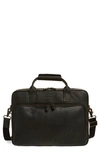 Johnston & Murphy Rhodes Leather Briefcase In Black