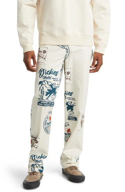 Dickies Greensburg Cotton Pants In Ivory