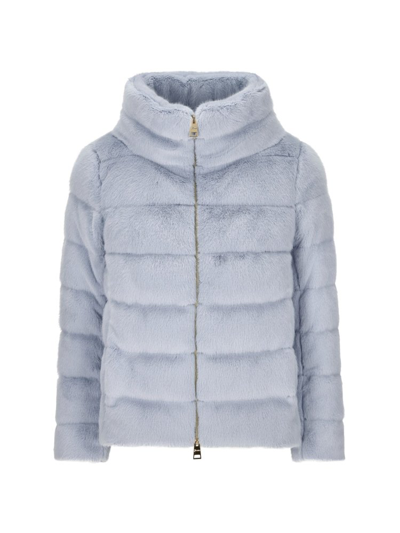 Herno Padded Puffer Jacket In Blue