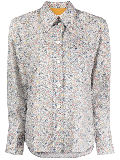 Paul Smith Liberty Floral-print Cotton Shirt In Multicolour