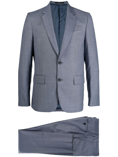Paul Smith Single-breasted Wool Suit In Grey
