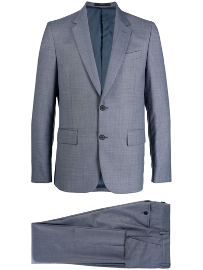 Paul Smith Single-breasted Wool Suit In Gray
