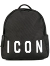 DSQUARED2 DSQUARED2 ICON BACKPACK - BLACK,W17BP5079138312087516