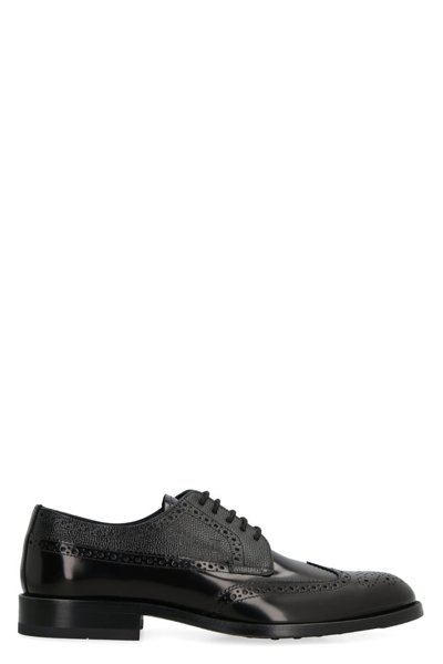 Tod's Wingtip Lace In Black